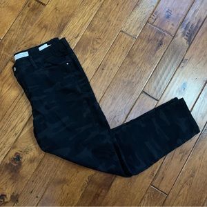social standard by sanctuary | black ankle skinny Camo jeans | Sz 14
